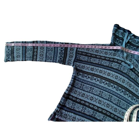 Chaps‎ Fair Isle Cowl Neck Sweater Womens L - Picture 10 of 11